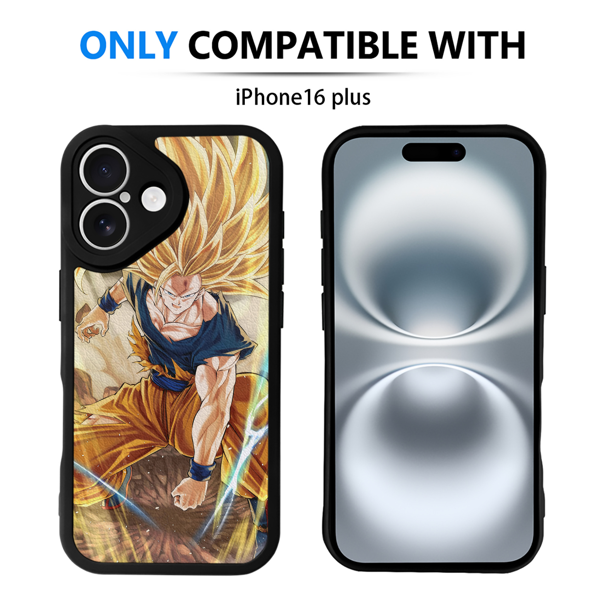 （画像用） ドラゴンボール DRAGON BALL 【iPhone 16シリーズ対応】シリコンスマホケース（レザー調） 材質：シリコン